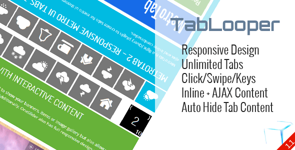 TabLooper - Responsive Loop Tab Metro UI