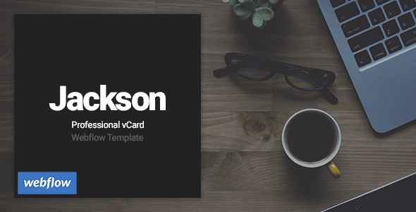 Jackson - Professional vCard Webflow Template
