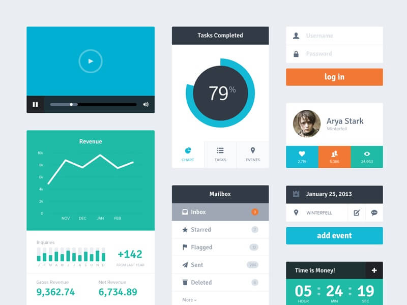 Flat UI Kit