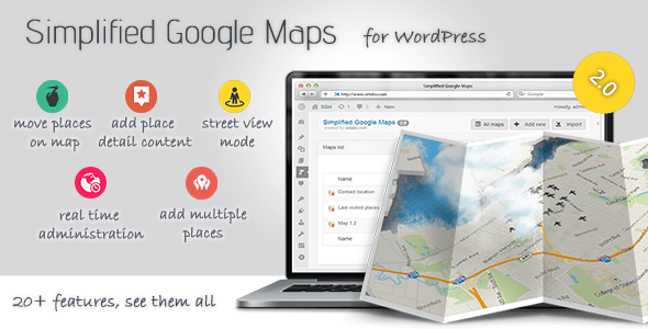 Simplified Google Maps