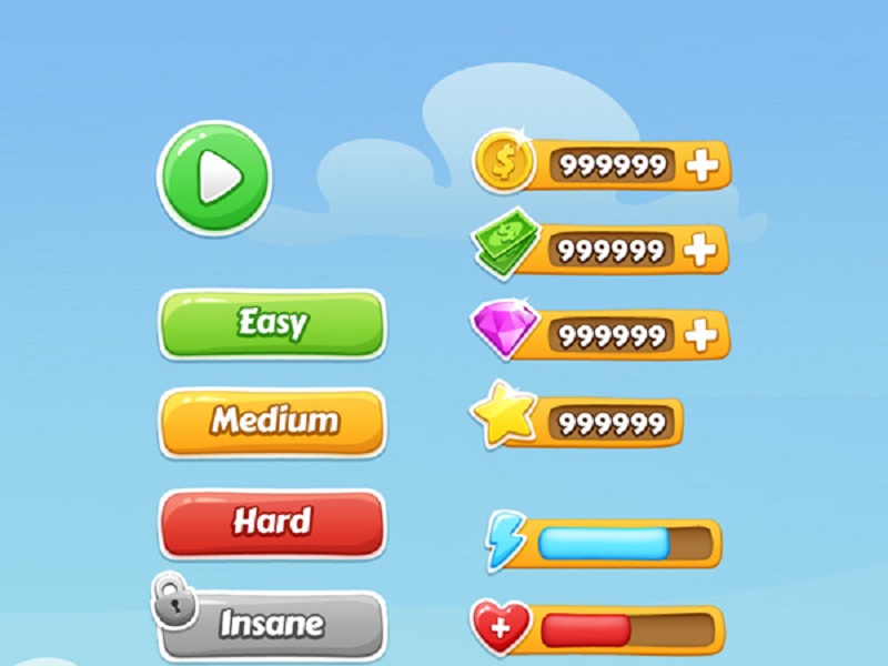 Mobile Game GUI