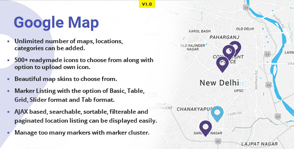 WP Advanced Google Maps