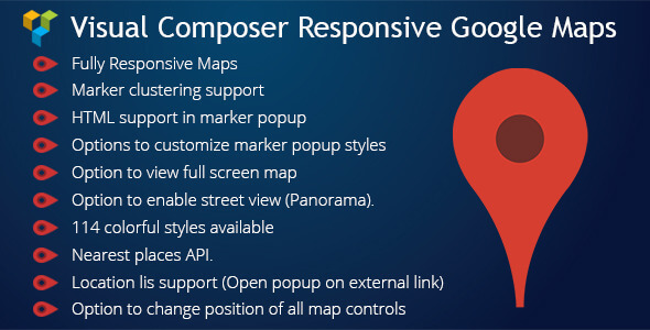 Visual Composer Responsive Google Maps