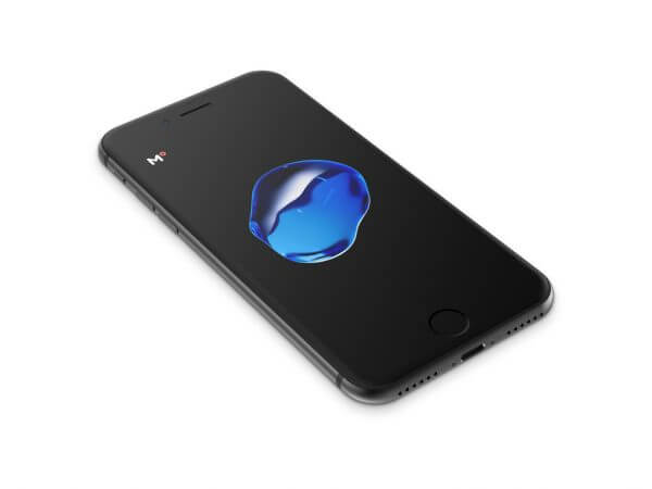 Jet-Black iPhone Mockup