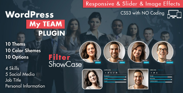 My Team Showcase WordPress Plugin