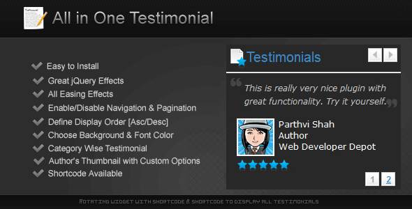 All in One Testimonial