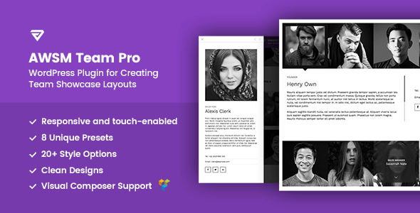 The Team Pro - Team Showcase WordPress Plugin