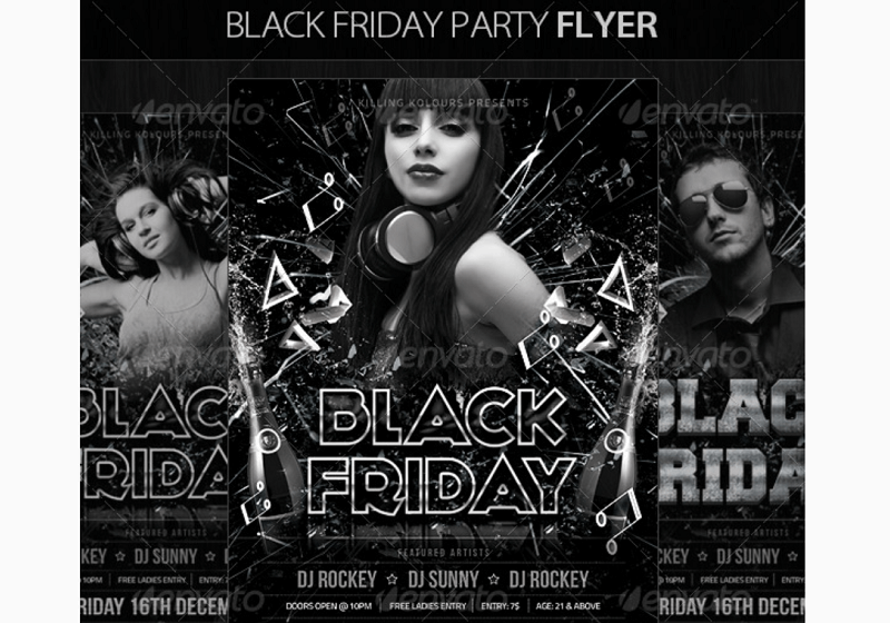 Black Friday Party Flyer