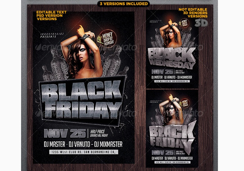 Black Friday PSD Flyer