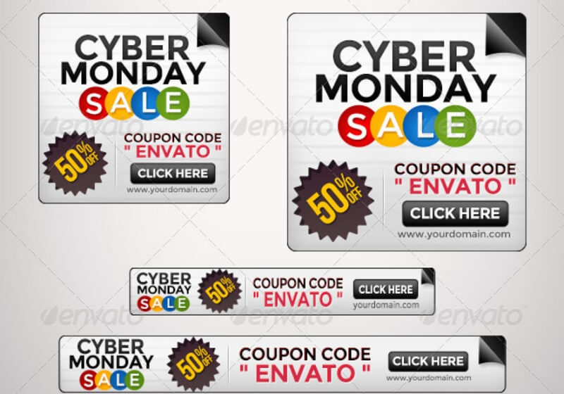 Cyber Monday Banners - Set I