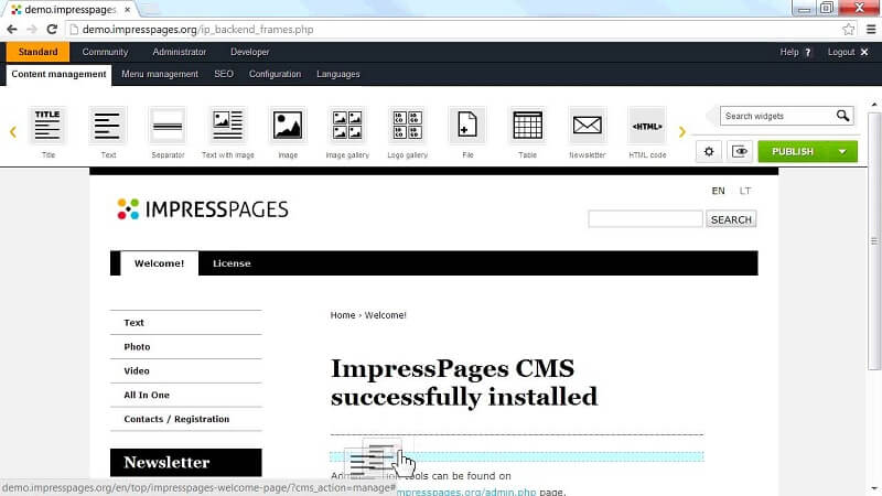 ImpressPages CMS