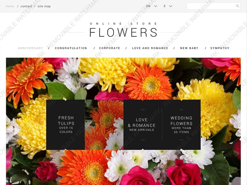 Online Store Flowers