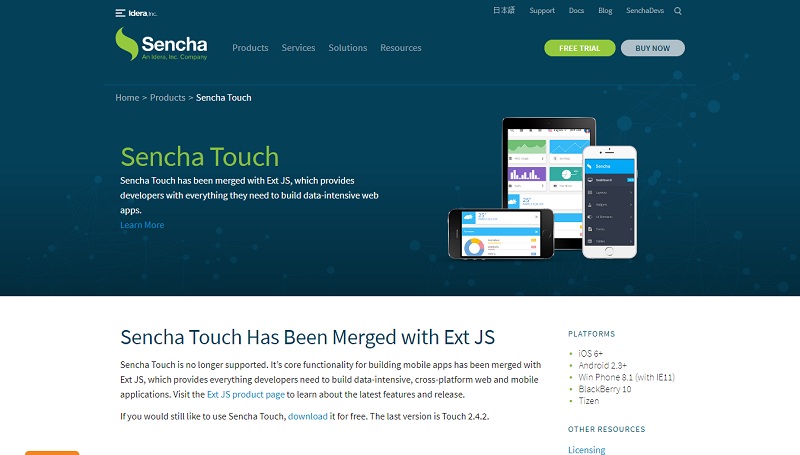 Sencha Touch