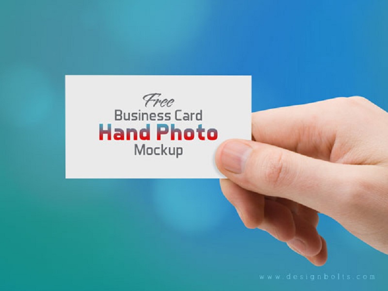 Business Card Hand Photo