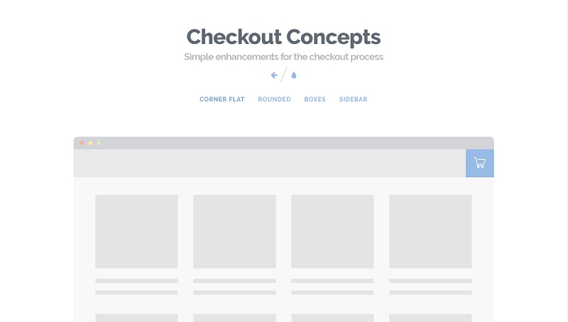 Checkout Effects with CSS3