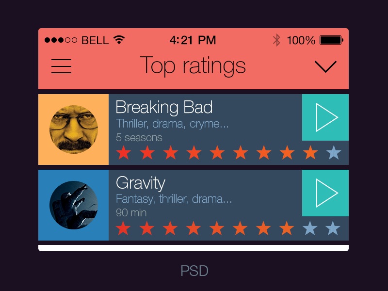 Cinema guide ios 7 app