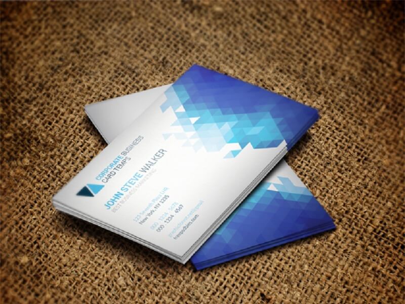 Clean Minimal Metro Style Business Card Template