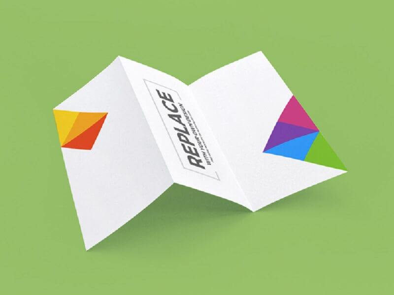 Colorful brochure