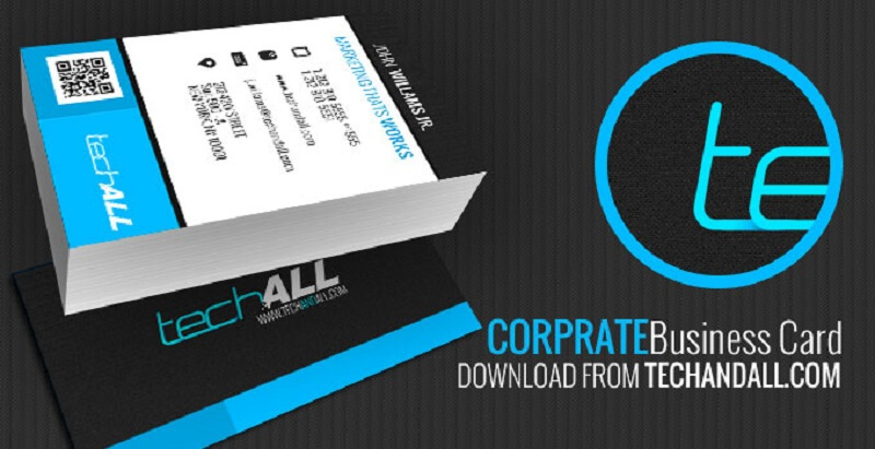 Corprate Business card .PSD Template