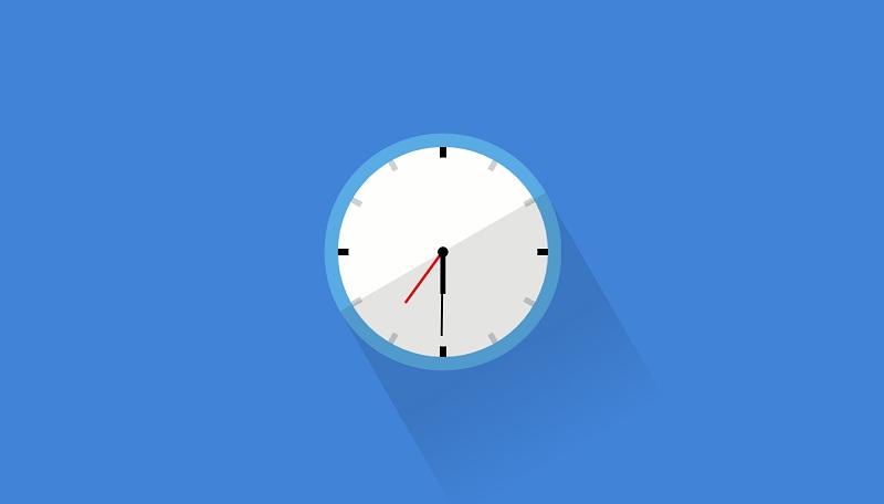 Flat CSS Clock