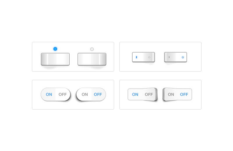 Free UI Toggle Switches