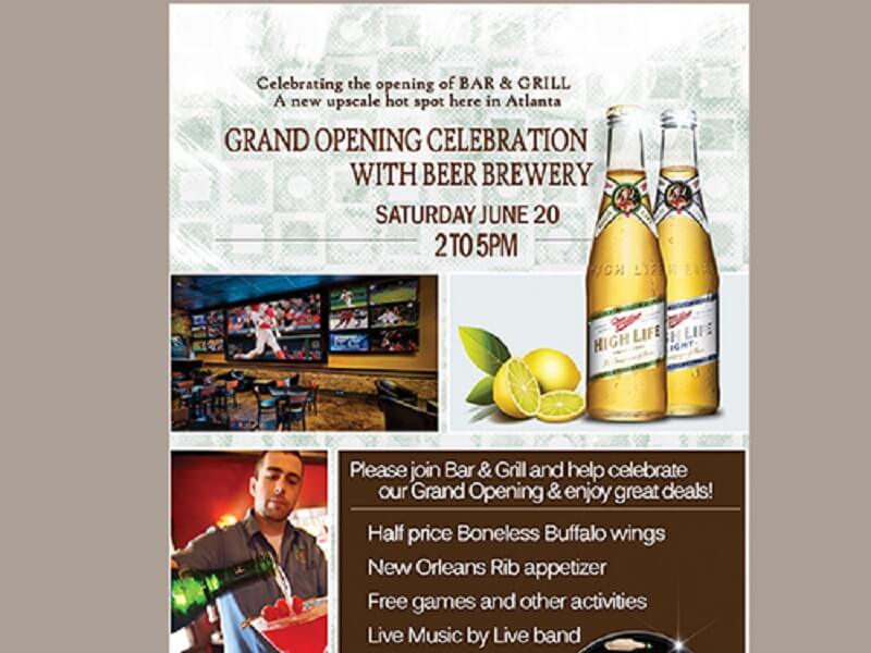 Grand Opening Flyer