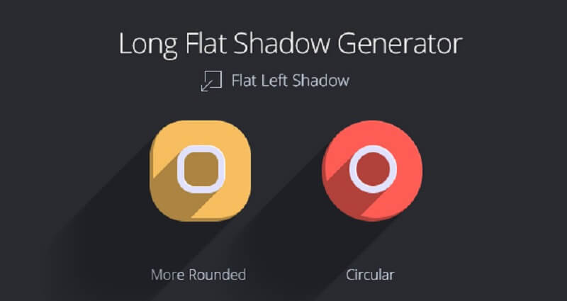 Long Flat Shadow Generator
