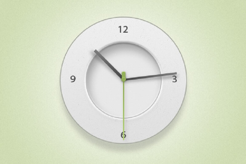 Minimal Clock Icon