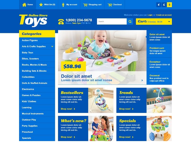 Online Toys Store