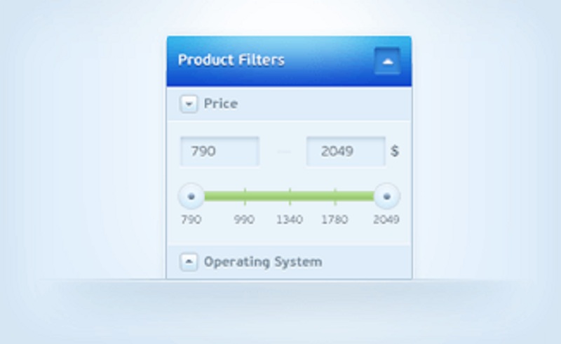 Price Slider(PSD)