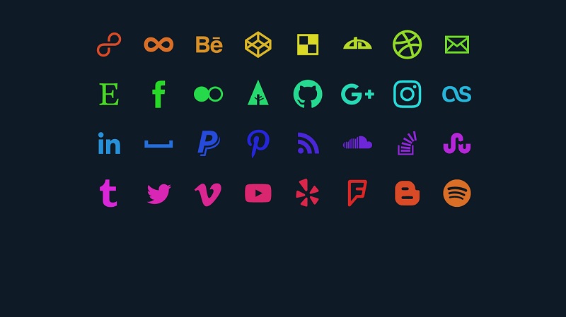 SVG Social Media Icons