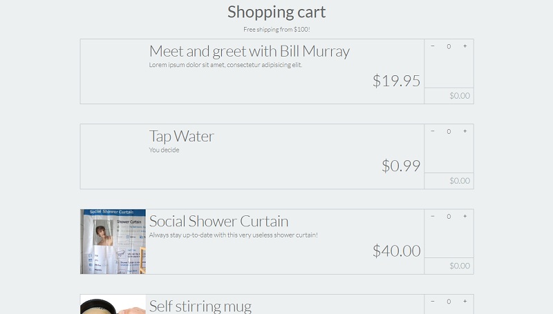 Shopping Cart