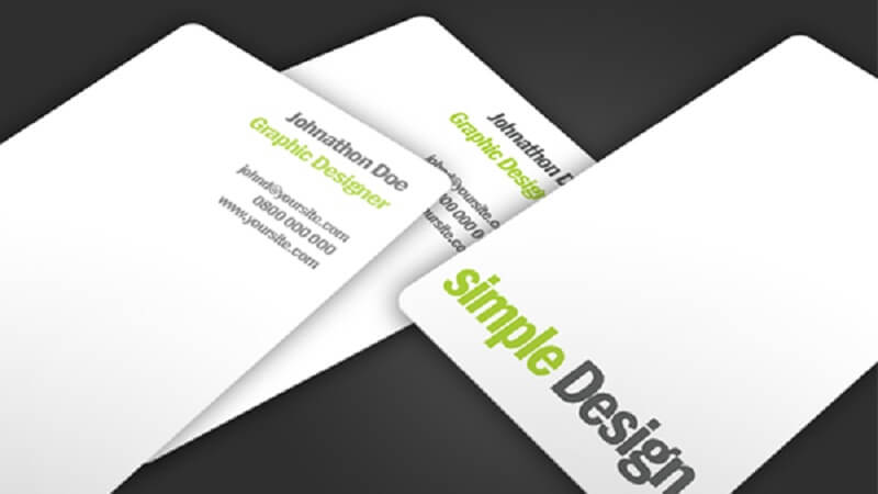 Simple Design Business Card