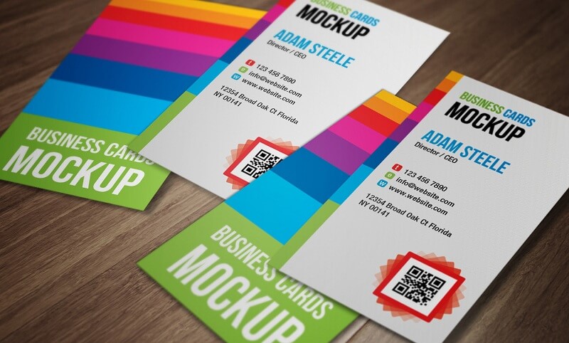 Vertical Business Cards