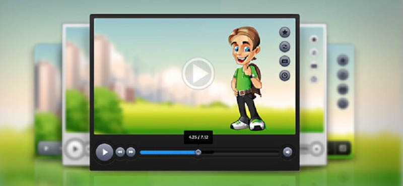 Video Player PSD Set