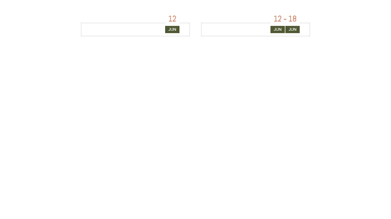 CSS calendar / Agenda date icon