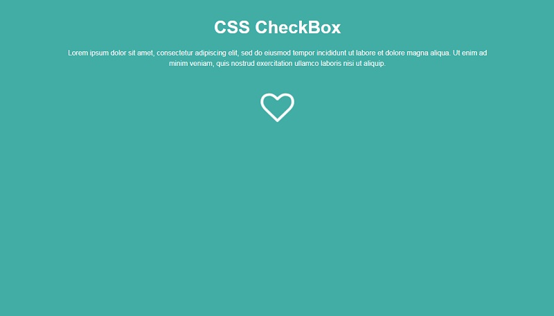 CSS CheckBox