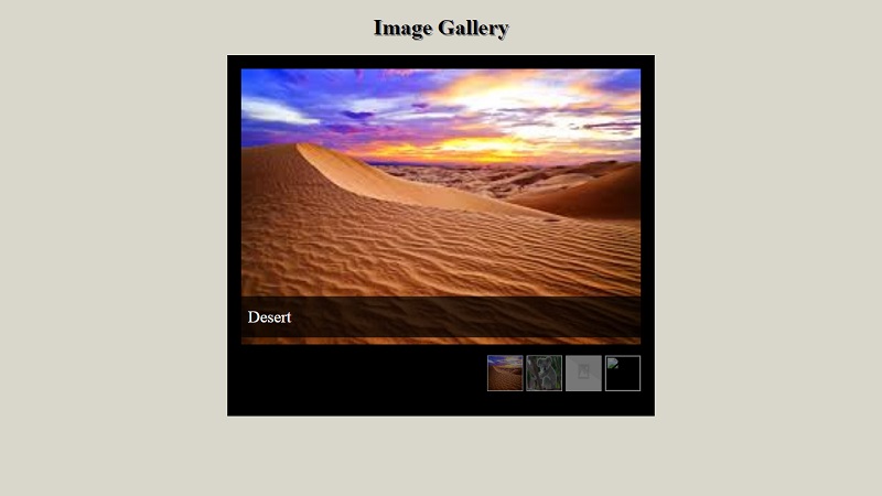 CSS Gallery Assignment Solution