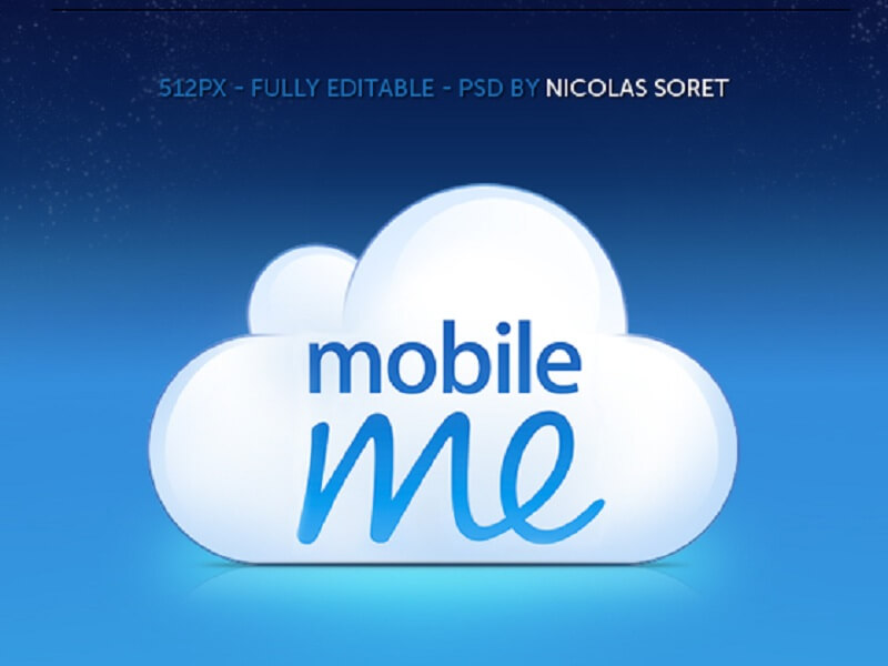 Free Mobileme logo PSD