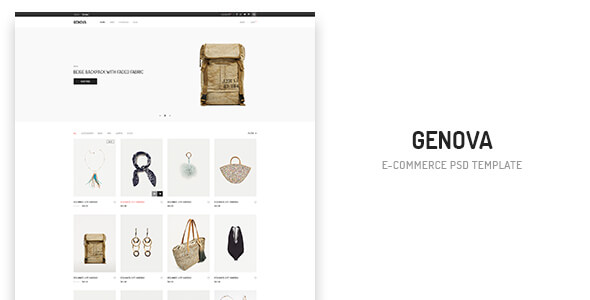 Logancee - Mutilpurpose eCommerce PSD Template