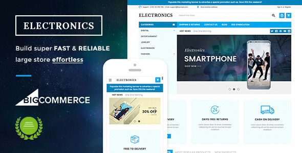 Electronics Supermarket Responsive BigCommerce Theme