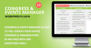 WordPress Event Manager Plugins