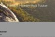CSS Headers And Footers