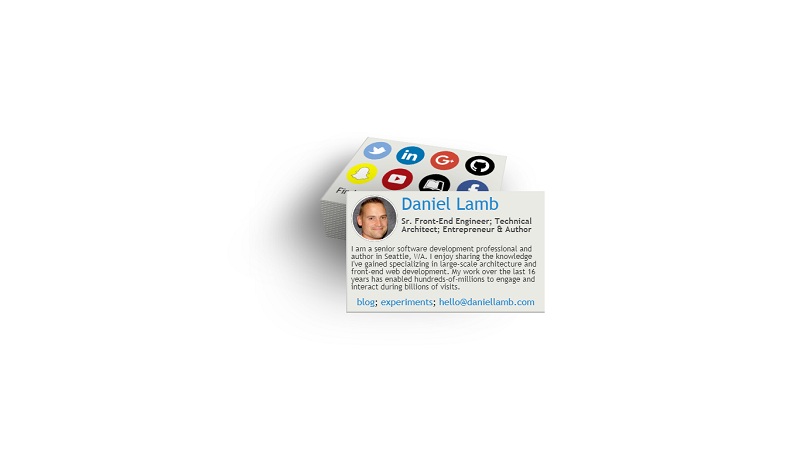 Interactive Virtual Business Card