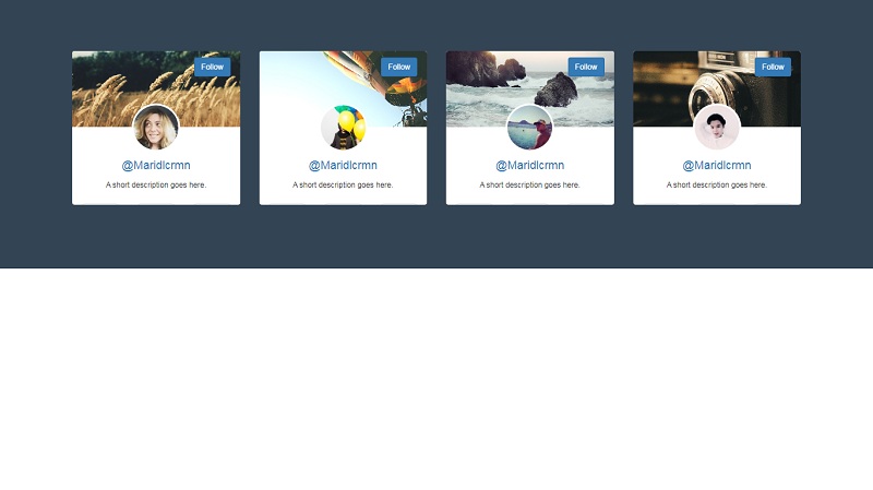 Tumblr cards redesign concept