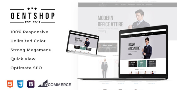 AP Gentshop Responsive Bigcommerce Theme Template