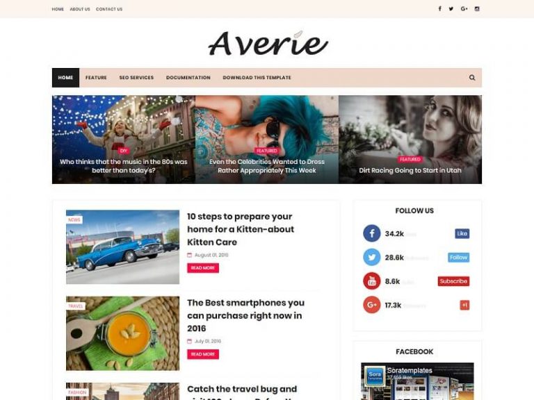 32 Best Free Responsive Blogger Templates 2025