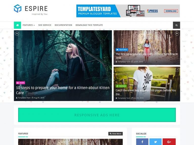 32 Best Free Responsive Blogger Templates 2025