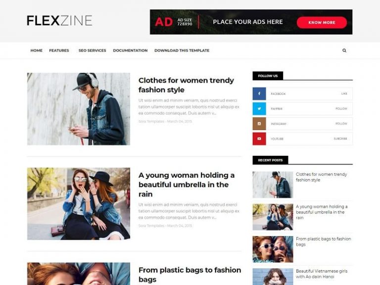 32 Best Free Responsive Blogger Templates 2025