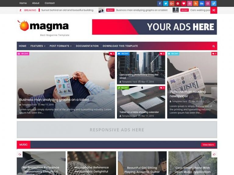 32 Best Free Responsive Blogger Templates 2025
